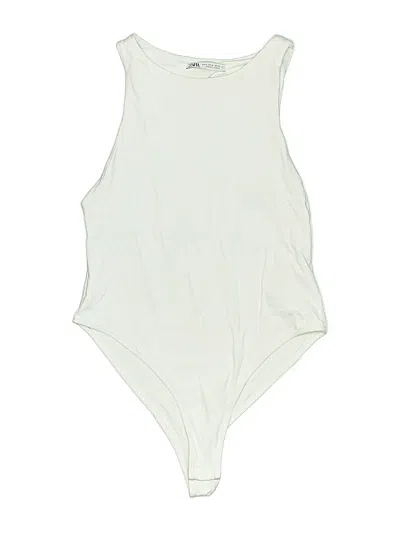 Pre-owned Zara Bodysuit In Ivory
