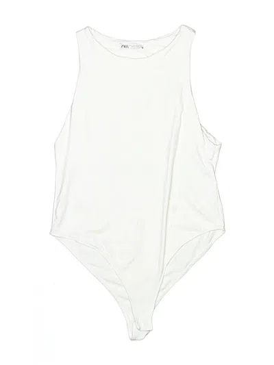 Pre-owned Zara Bodysuit In Ivory