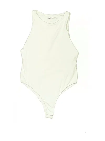 Pre-owned Zara Bodysuit In Ivory