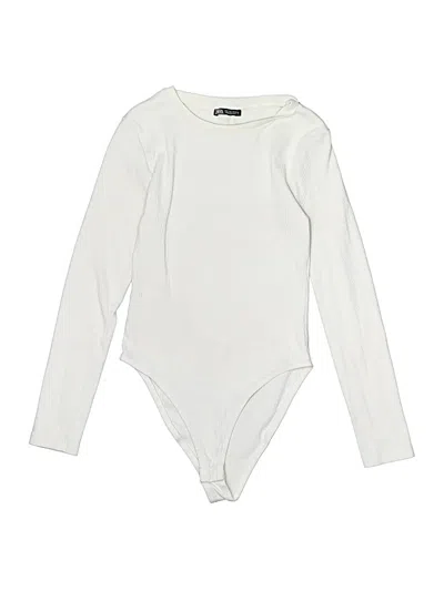 Pre-owned Zara Bodysuit In Ivory