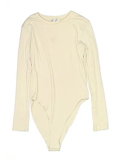 Pre-owned Zara Bodysuit In Ivory