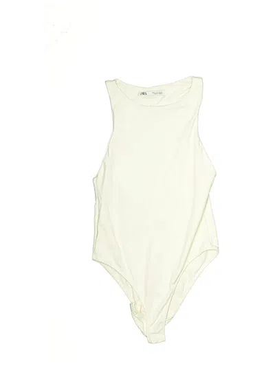 Pre-owned Zara Bodysuit In Ivory