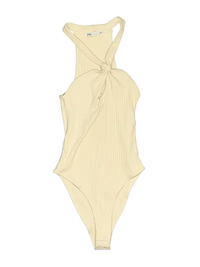 Pre-owned Zara Bodysuit In Ivory