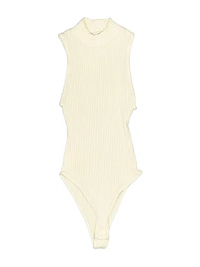 Pre-owned Zara Bodysuit In Ivory