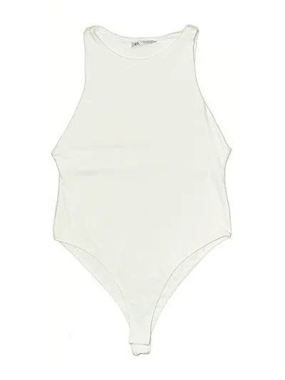 Pre-owned Zara Bodysuit In Ivory