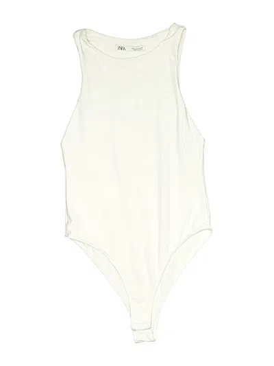 Pre-owned Zara Bodysuit In Ivory