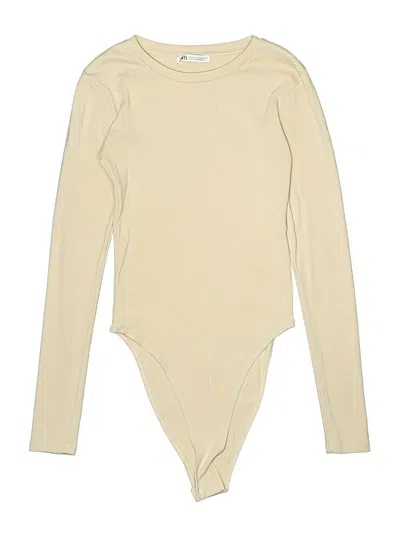 Pre-owned Zara Bodysuit In Ivory