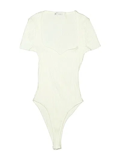 Pre-owned Zara Bodysuit In Ivory