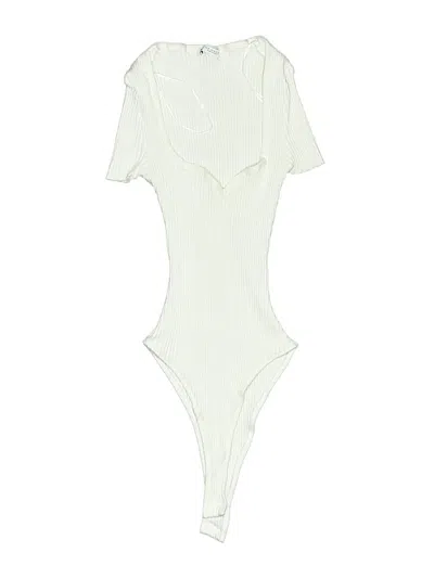 Pre-owned Zara Bodysuit In Ivory