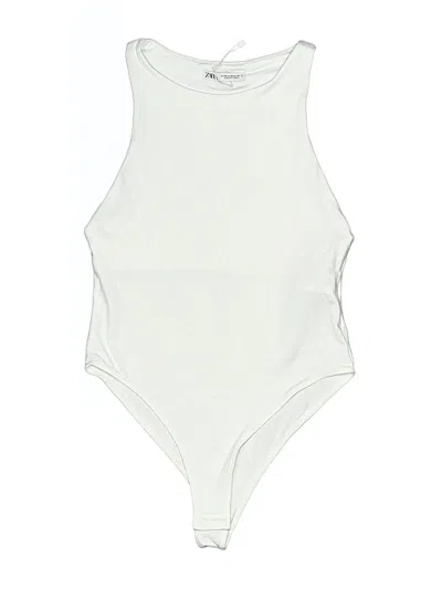 Pre-owned Zara Bodysuit In Ivory