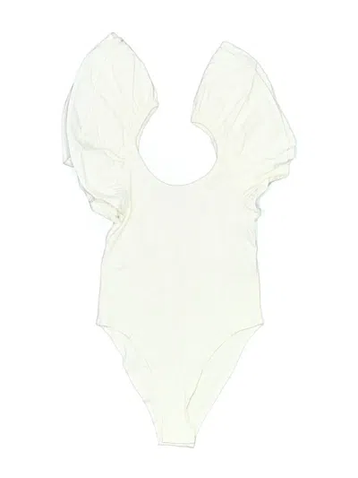 Pre-owned Zara Bodysuit In Ivory