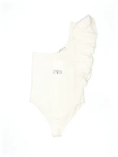 Pre-owned Zara Bodysuit In Ivory