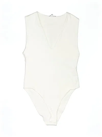 Pre-owned Zara Bodysuit In Ivory