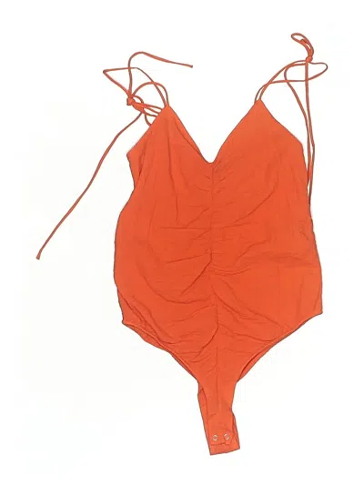 Pre-owned Zara Bodysuit In Orange