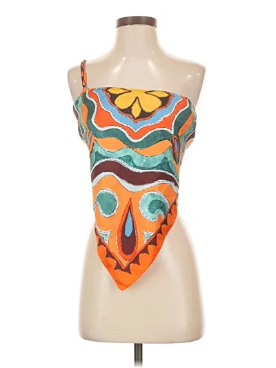 Pre-owned Zara Bodysuit In Orange