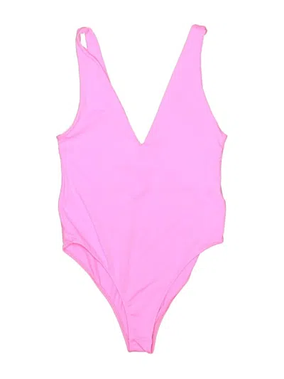 Pre-owned Zara Bodysuit In Pink