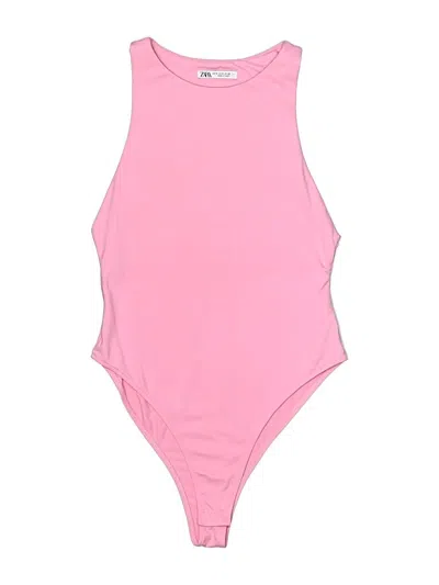 Pre-owned Zara Bodysuit In Pink