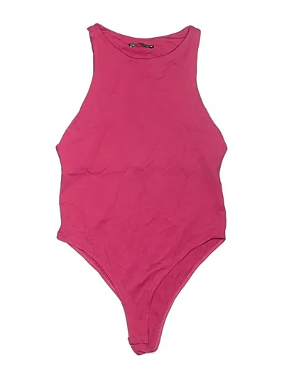 Pre-owned Zara Bodysuit In Pink