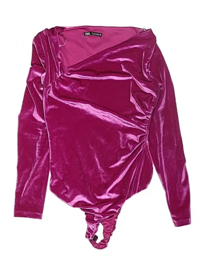 Pre-owned Zara Bodysuit In Pink