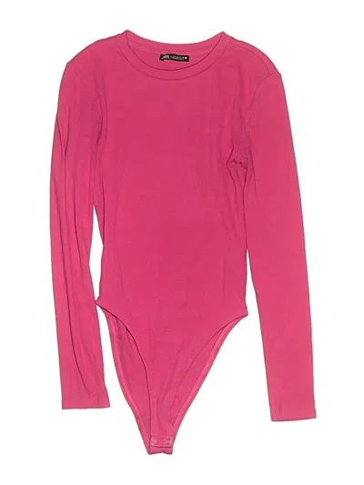 Pre-owned Zara Bodysuit In Pink