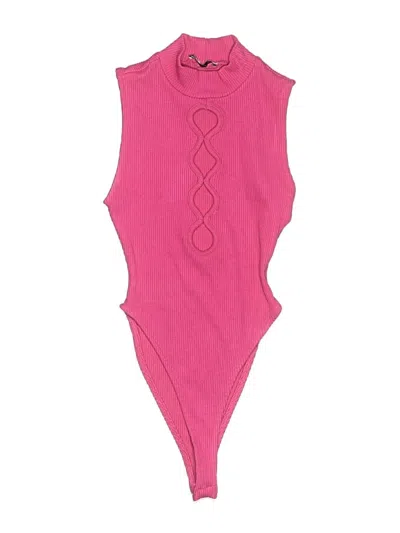 Pre-owned Zara Bodysuit In Pink