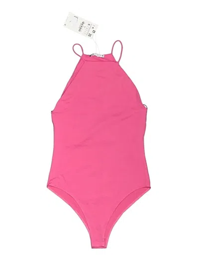 Pre-owned Zara Bodysuit In Pink