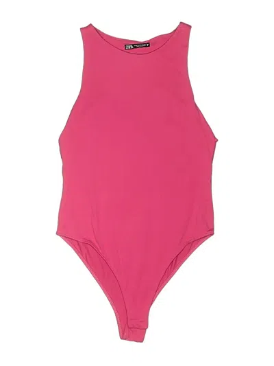 Pre-owned Zara Bodysuit In Pink