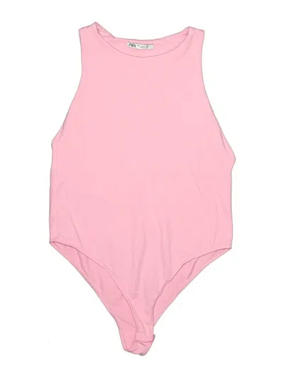 Pre-owned Zara Bodysuit In Pink