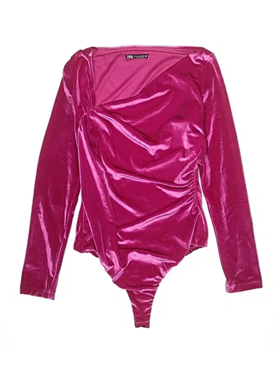 Pre-owned Zara Bodysuit In Pink