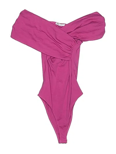 Pre-owned Zara Bodysuit In Pink