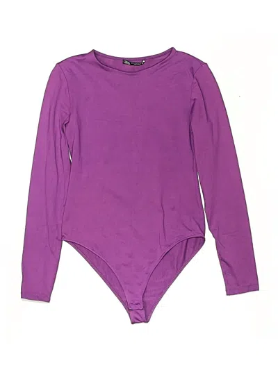 Pre-owned Zara Bodysuit In Purple