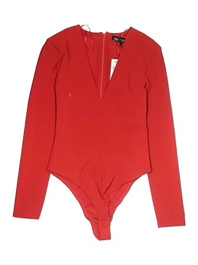 Zara Bodysuit In Red