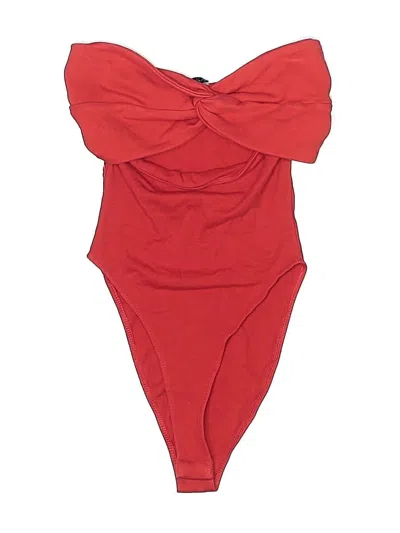 Pre-owned Zara Bodysuit In Red