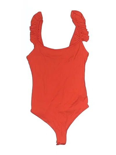Pre-owned Zara Bodysuit In Red