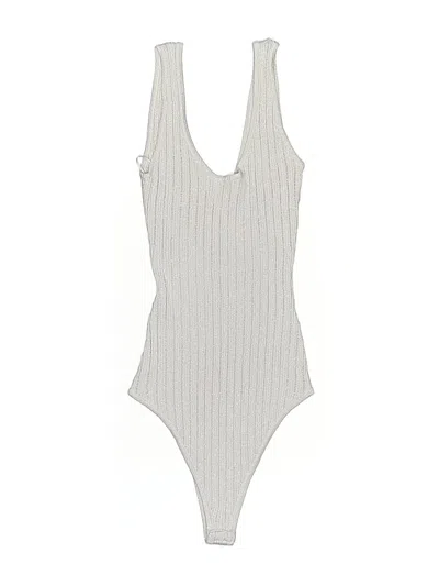 Pre-owned Zara Bodysuit In Silver
