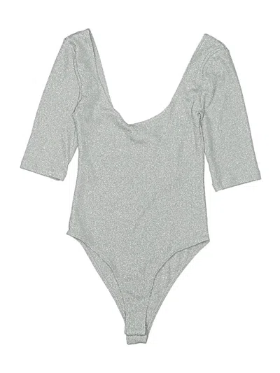 Pre-owned Zara Bodysuit In Silver