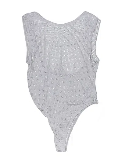 Pre-owned Zara Bodysuit In Silver