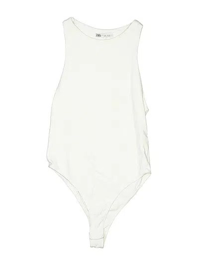 Pre-owned Zara Bodysuit In White