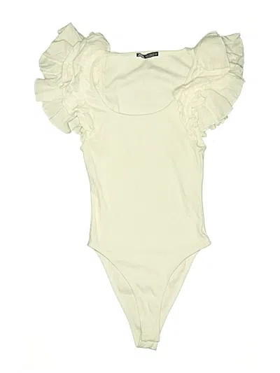 Pre-owned Zara Bodysuit In White