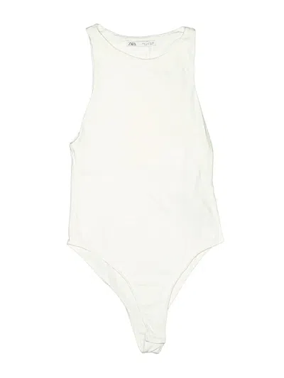 Pre-owned Zara Bodysuit In White