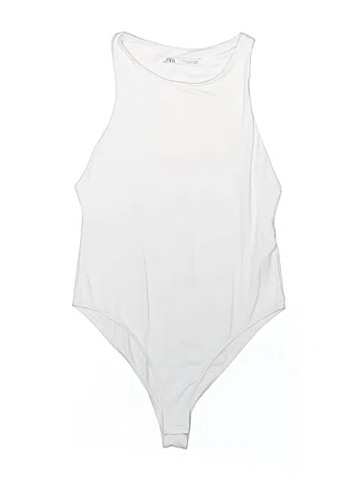 Pre-owned Zara Bodysuit In White