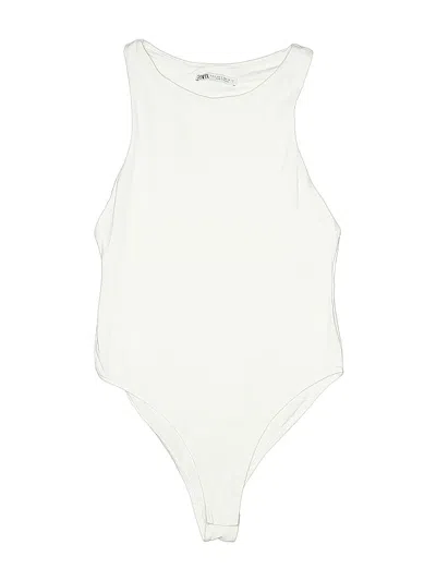 Pre-owned Zara Bodysuit In White