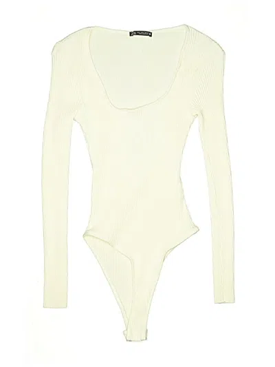 Pre-owned Zara Bodysuit In White