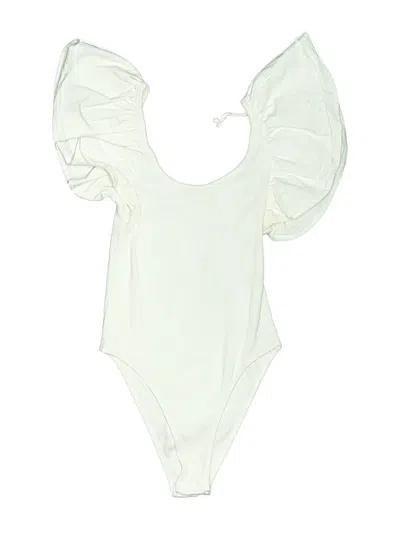 Pre-owned Zara Bodysuit In White