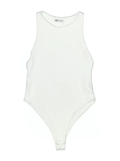 Pre-owned Zara Bodysuit In White
