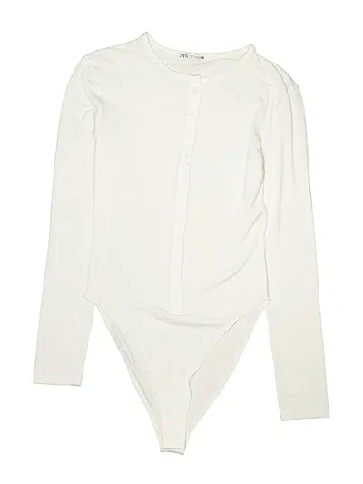 Pre-owned Zara Bodysuit In White