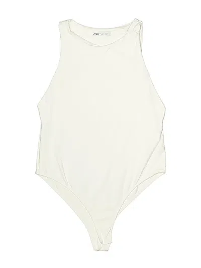 Pre-owned Zara Bodysuit In White