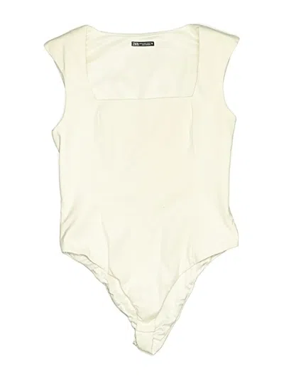 Pre-owned Zara Bodysuit In White