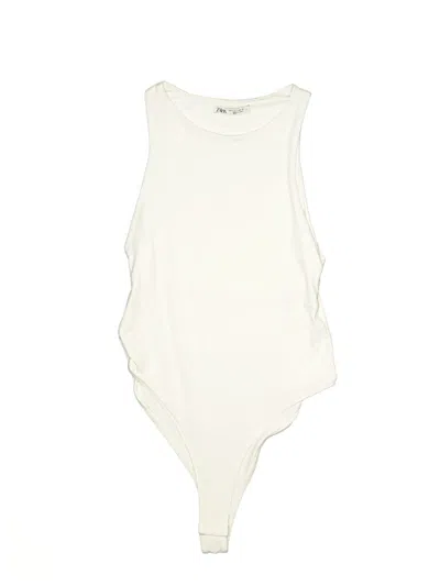 Pre-owned Zara Bodysuit In White