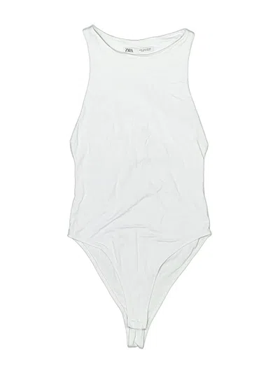 Pre-owned Zara Bodysuit In White